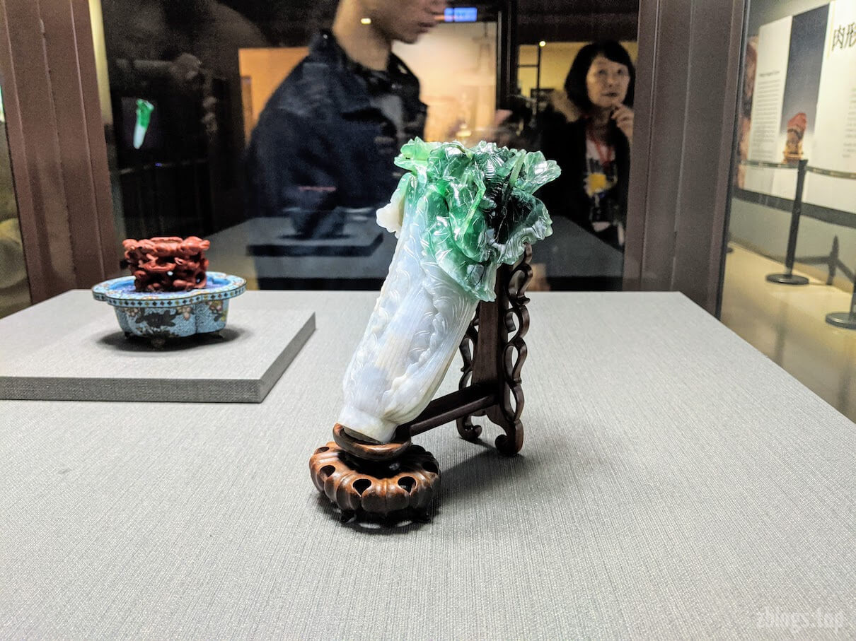 台北故宫博物馆翡翠白菜