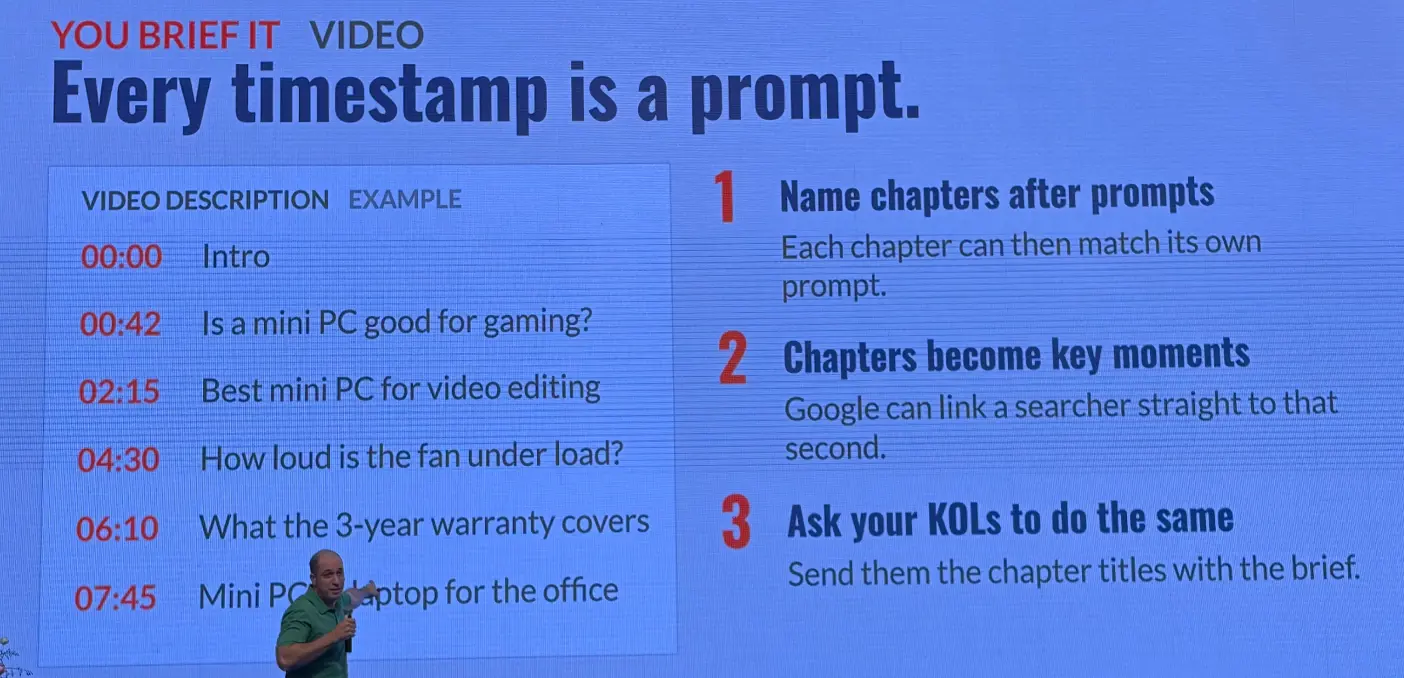 Every timestamp is a prompt.